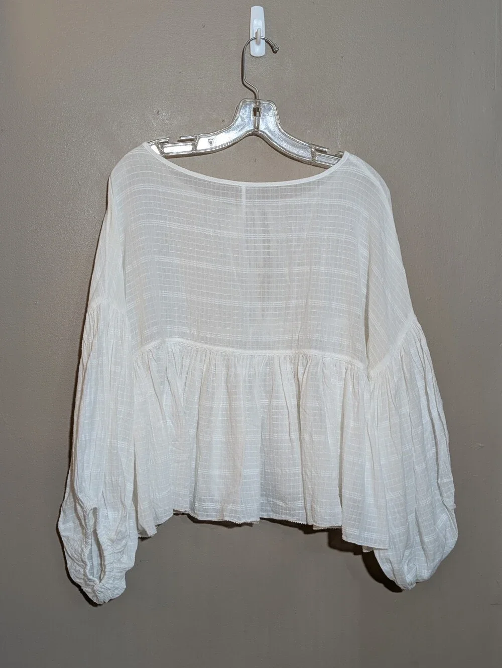Free People Beaumont Mews Blouse, Size Large